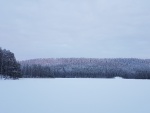 Laivon huurteista rinnettä