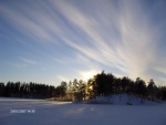 Aurinko Neulaniemen kärjessä